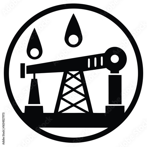 oil pipeline vector icon