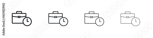 Work experience icon Eps10. icons graphic design