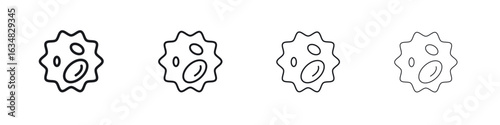 White blood cell icon Eps10. icons graphic design