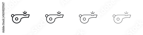 Whistle icon Eps10. icons graphic design