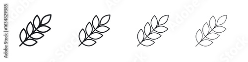 Wheat grain icon Eps10. icons graphic design