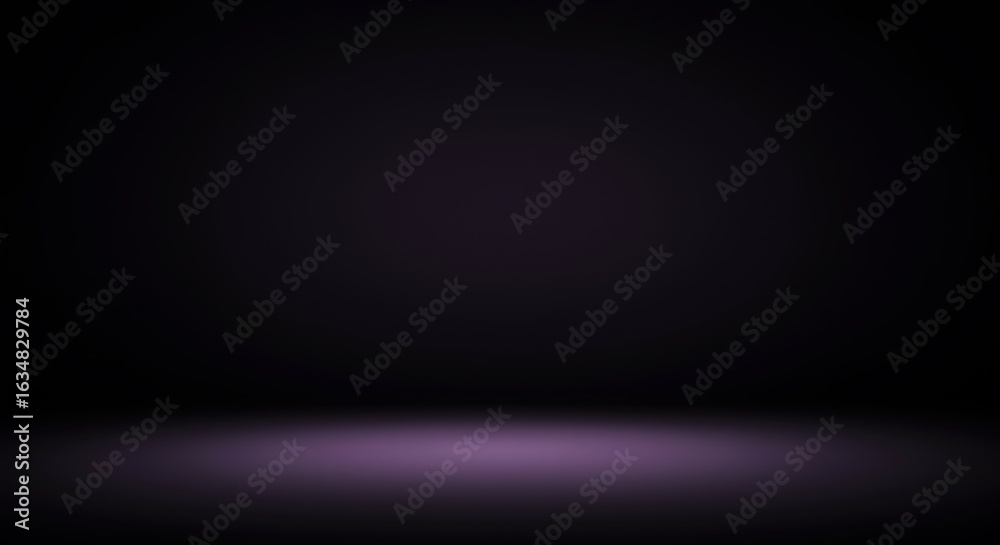 Fototapeta premium Dark Abstract Background with Soft Pink and Purple Light Effects for Creative or Technology Use