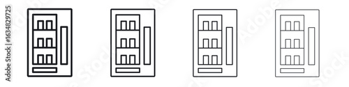 Vending machine icon Eps10. icons graphic design