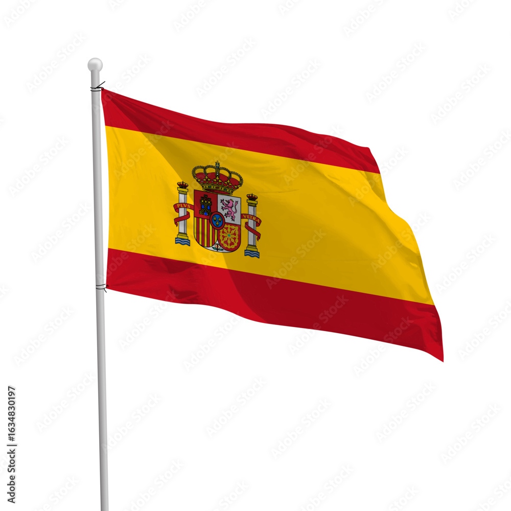 Fototapeta premium Explore Beautiful Spain Flag Images, Icons & Backgrounds