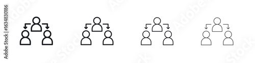 Third party icon Eps10. icons graphic design