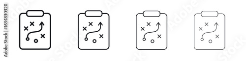 Tactics icon Eps10. icons graphic design