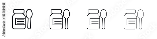 Syrup medicine bottle icon Eps10. icons graphic design