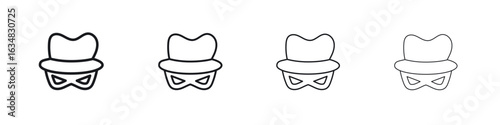 Spy icon Eps10. icons graphic design
