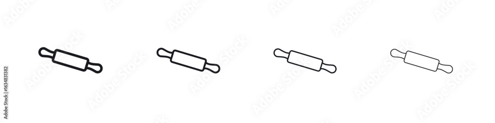 Fototapeta premium Rolling pin icon Eps10. icons graphic design