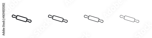 Rolling pin icon Eps10. icons graphic design