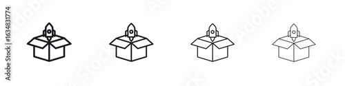 Product release icon Eps10. icons graphic design