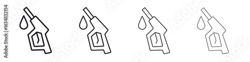 petrol icon Eps10. icons graphic design