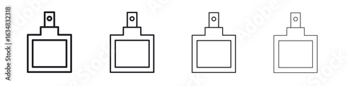 Perfume bottle icon Eps10. icons graphic design