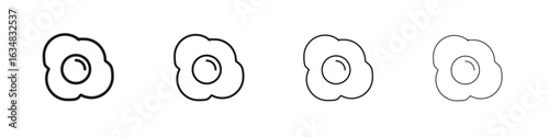 Omelet icon Eps10. icons graphic design