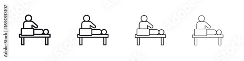 Massage icon Eps10. icons graphic design