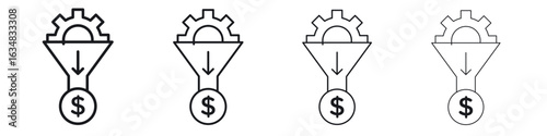 Lead generation icon Eps10. icons graphic design