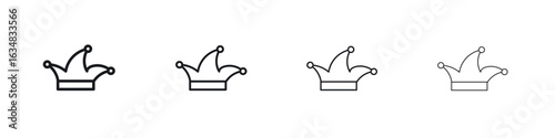 Joker hat icon Eps10. icons graphic design
