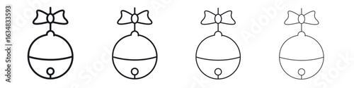 Jingle bell icon Eps10. icons graphic design