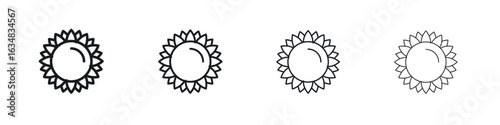 Flower icon Eps10. icons graphic design