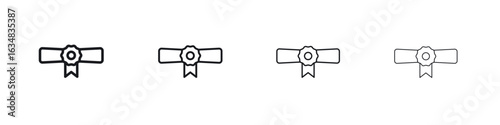 Diploma icon Eps10. icons graphic design