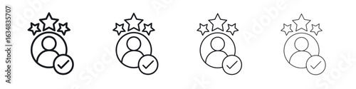 Customer experience icon Eps10. icons graphic design