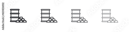 Commodity icon Eps10. icons graphic design