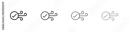 Clean Air icon Eps10. icons graphic design