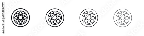 Car bearing icon Eps10. icons graphic design