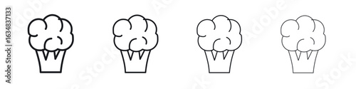 Broccoli icon Eps10. icons graphic design