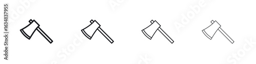 Axe icon Eps10. icons graphic design