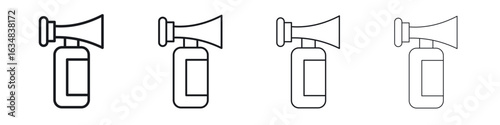 Air horn icon Eps10. icons graphic design