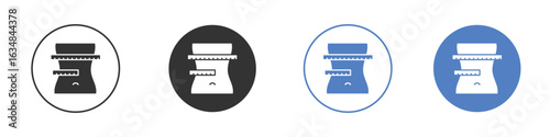 Weight loss icon for web design. pixel perfect flat icons