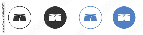 Swim shorts icon for web design. pixel perfect flat icons