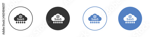 SaaS icon for web design. pixel perfect flat icons