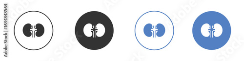 Kidney icon for web design. pixel perfect flat icons