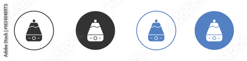 Humidifier pack. vector glyph flat icons