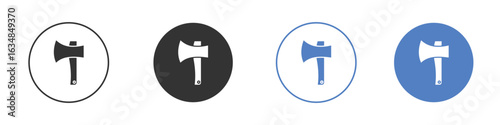 Hatchet icon for web design. pixel perfect flat icons