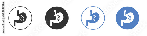 Endoscopy icon for web design. pixel perfect flat icons