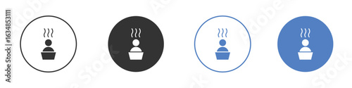 Burnout icon for web design. pixel perfect flat icons