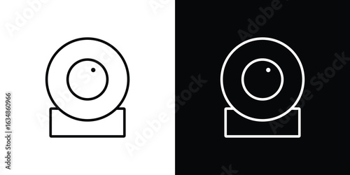 Web camera icon. Editable strokes icons for your design