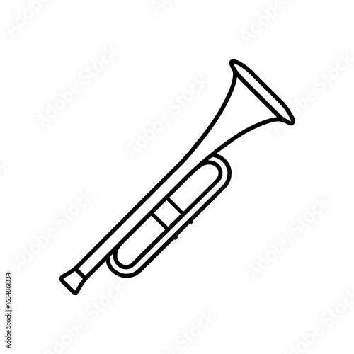 trombone icon vector