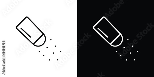 Pepper shaker icon. Editable strokes icons for your design