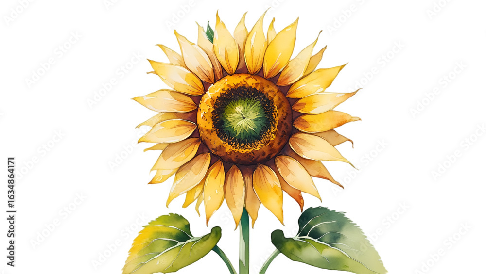 Obraz premium Single crocus flower isolated on white background