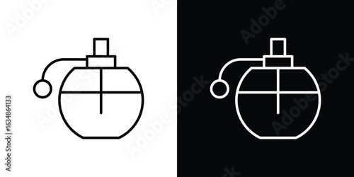 Parfum icon. Editable strokes icons for your design