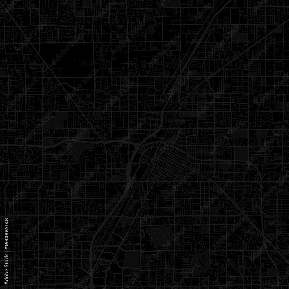 Fototapeta premium Las Vegas City Map Art Print Timeless Black and Gray Urban Grid Designs in Sleek Monochrome Blueprint Style Featuring Refined Linework of Modern Metropolitan Layouts. 