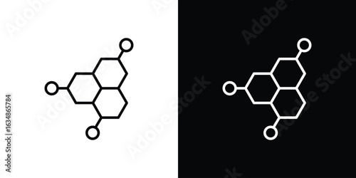 Hormones icon. Editable strokes icons for your design