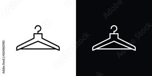 Bild auf Leinwand Hanger icon. Editable strokes icons for your design