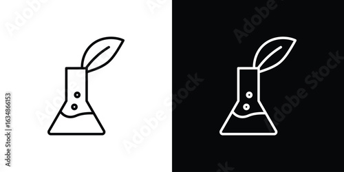 GMO icon. Editable strokes icons for your design