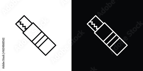 Chew gum icon. Editable strokes icons for your design