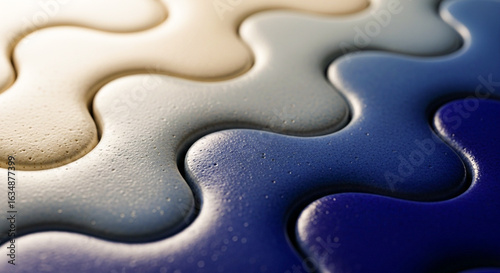 abstract background with blue bubbles